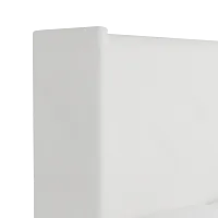 Captiva Sutton White 60" Upholstered Shelter Bed