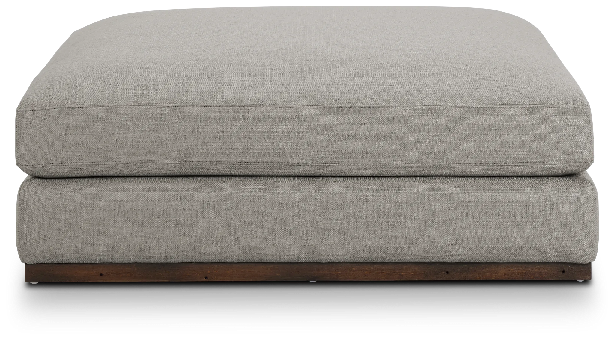 Mckenzie Light Gray Square Large Ottoman