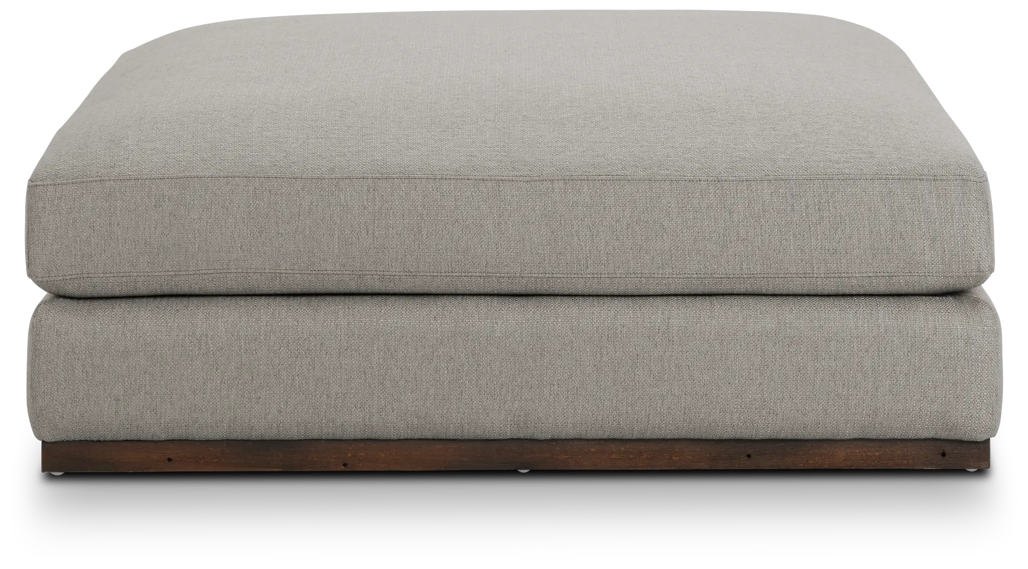 Mckenzie Light Gray Square Large Ottoman Mckenzie Light Gray Square Large Ottoman