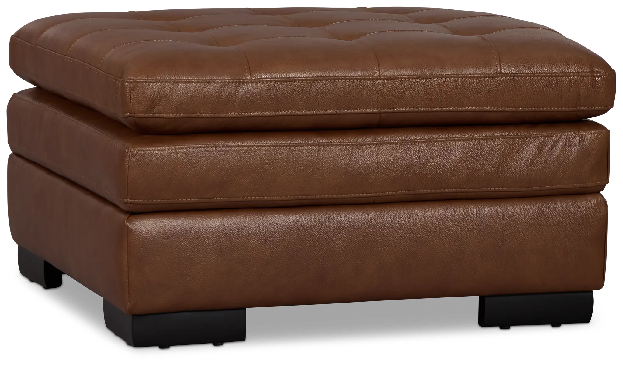 Braden Medium Brown Leather Storage Ottoman Braden Medium Brown Leather Storage Ottoman