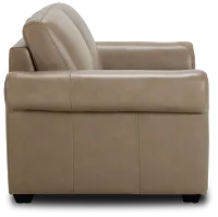 Lincoln Taupe Lthr/vinyl Loveseat