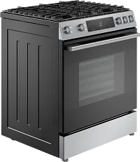 Bosch 100 Series Black Gas Range