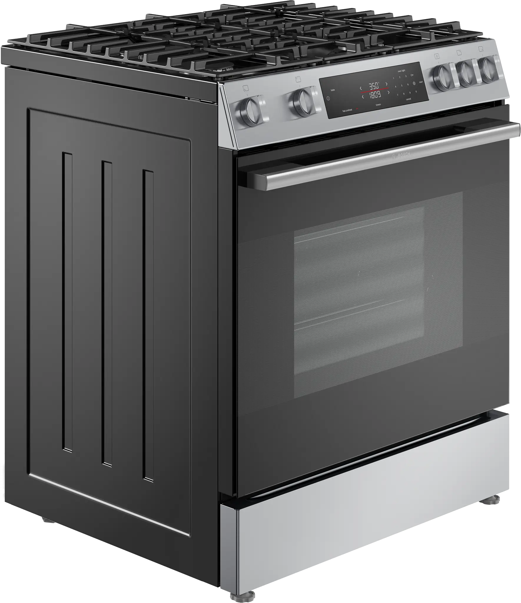 Bosch 100 Series Black Gas Range Bosch 100 Series Black Gas Range