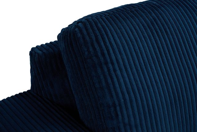 Charlie Dark Blue Fabric Sofa