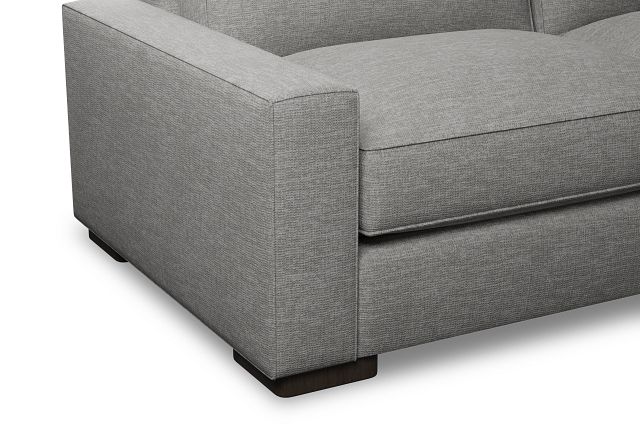 Edgewater Victory Gray 84" Sofa W/ 2 Cushions