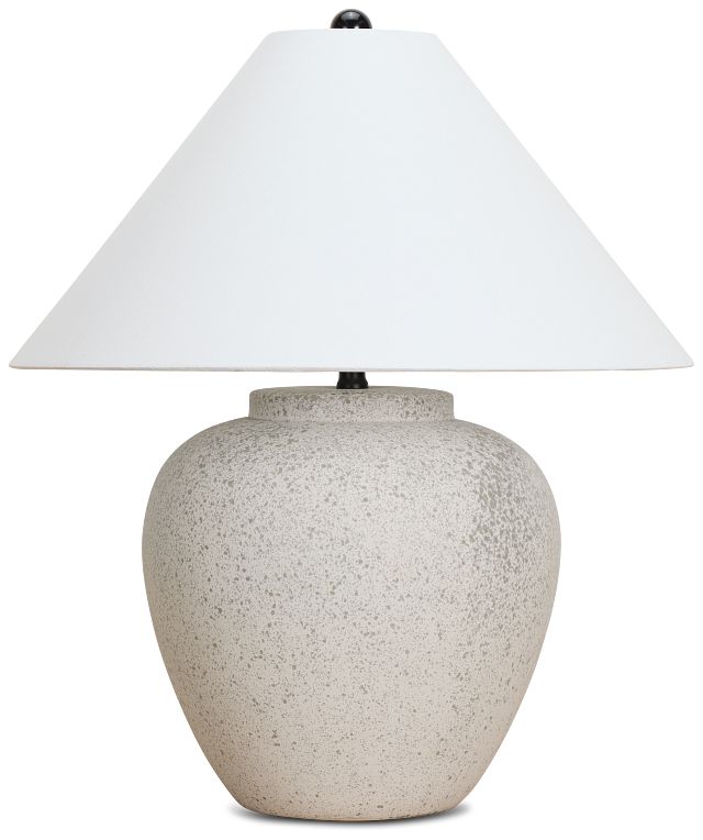Margie Light Gray Ceramic Table Lamp