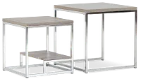 Elliot Gray Set Of 2 Nesting End Table