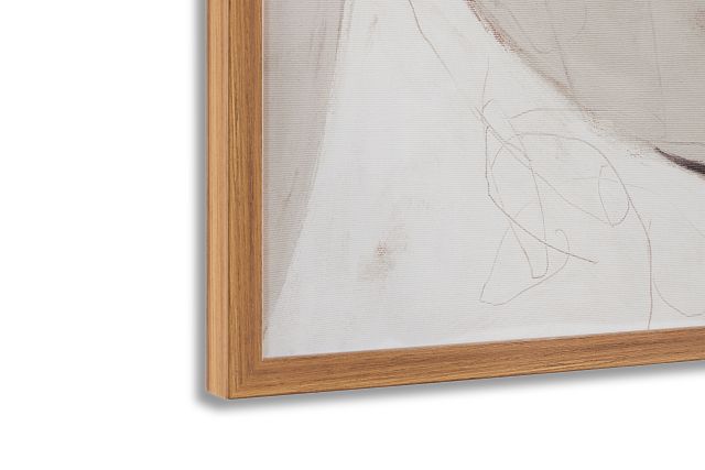 Iyana Light Beige Framed Wall Art