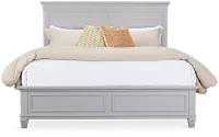 Cape Cod Gray Panel Bed