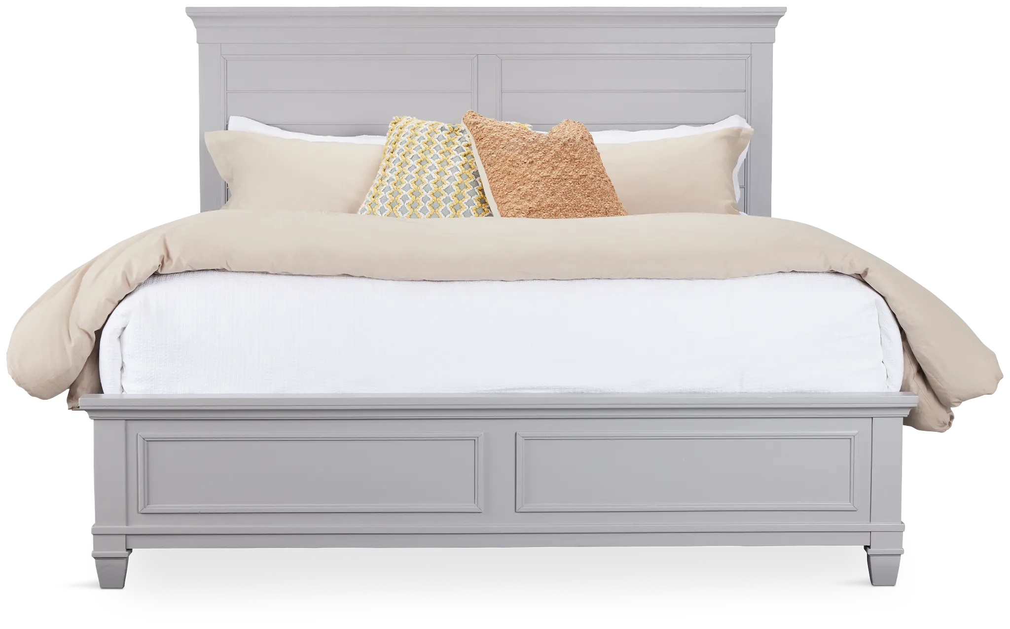 Cape Cod Gray Panel Bed