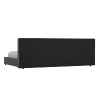 Grayton Delray Dark Gray 44" Upholstered Platform Bed