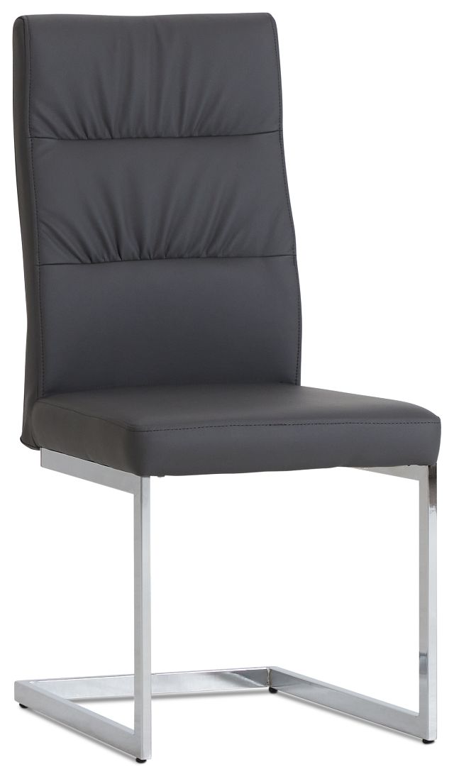 Bronx Gray Upholstered Side Chair