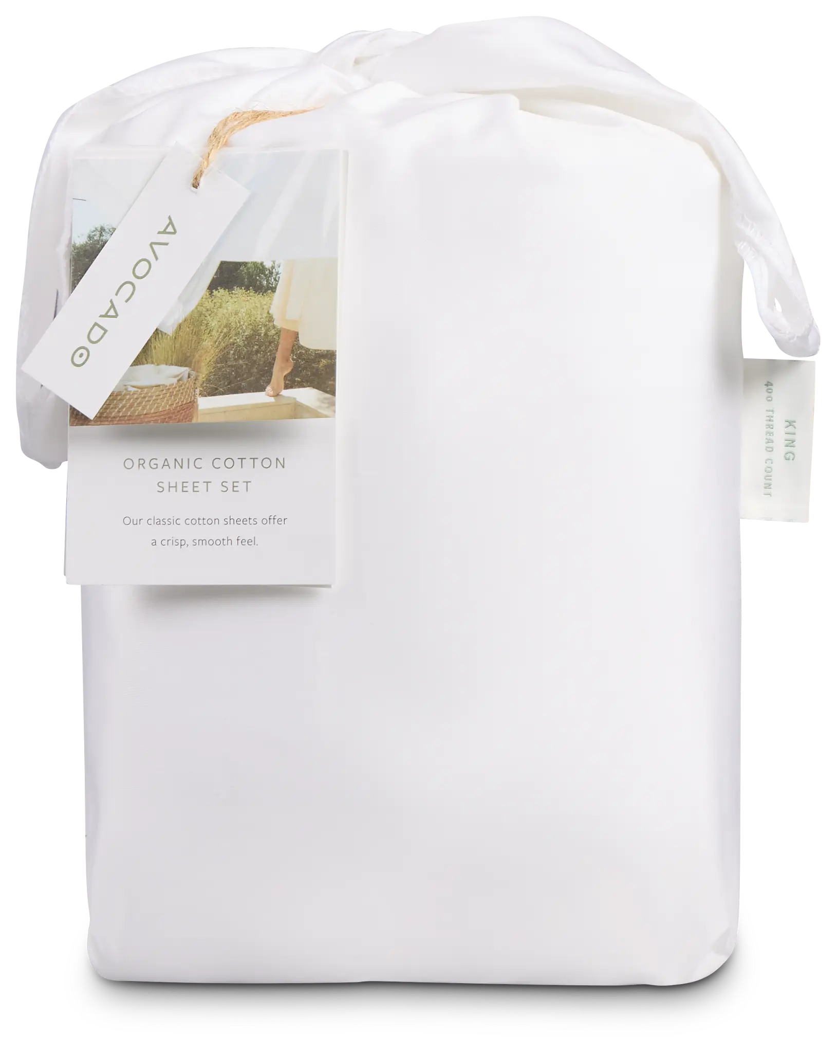 Avocado Organic White 400 Thread Sheets Avocado Organic White 400 Thread Sheets