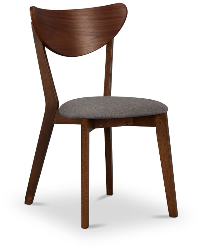 Bari Gray Upholstered Side Chair