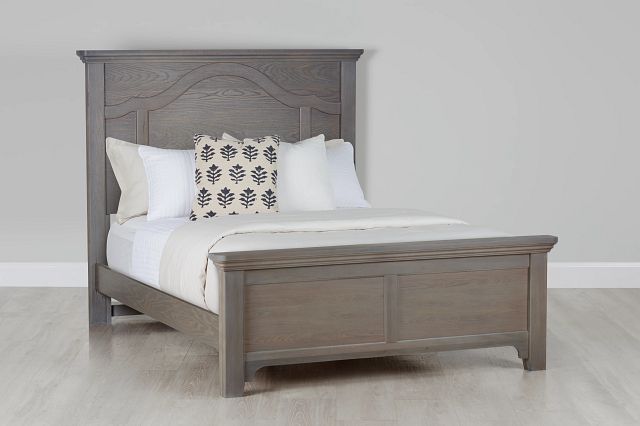Bungalow Mid Tone Panel Bed (0)