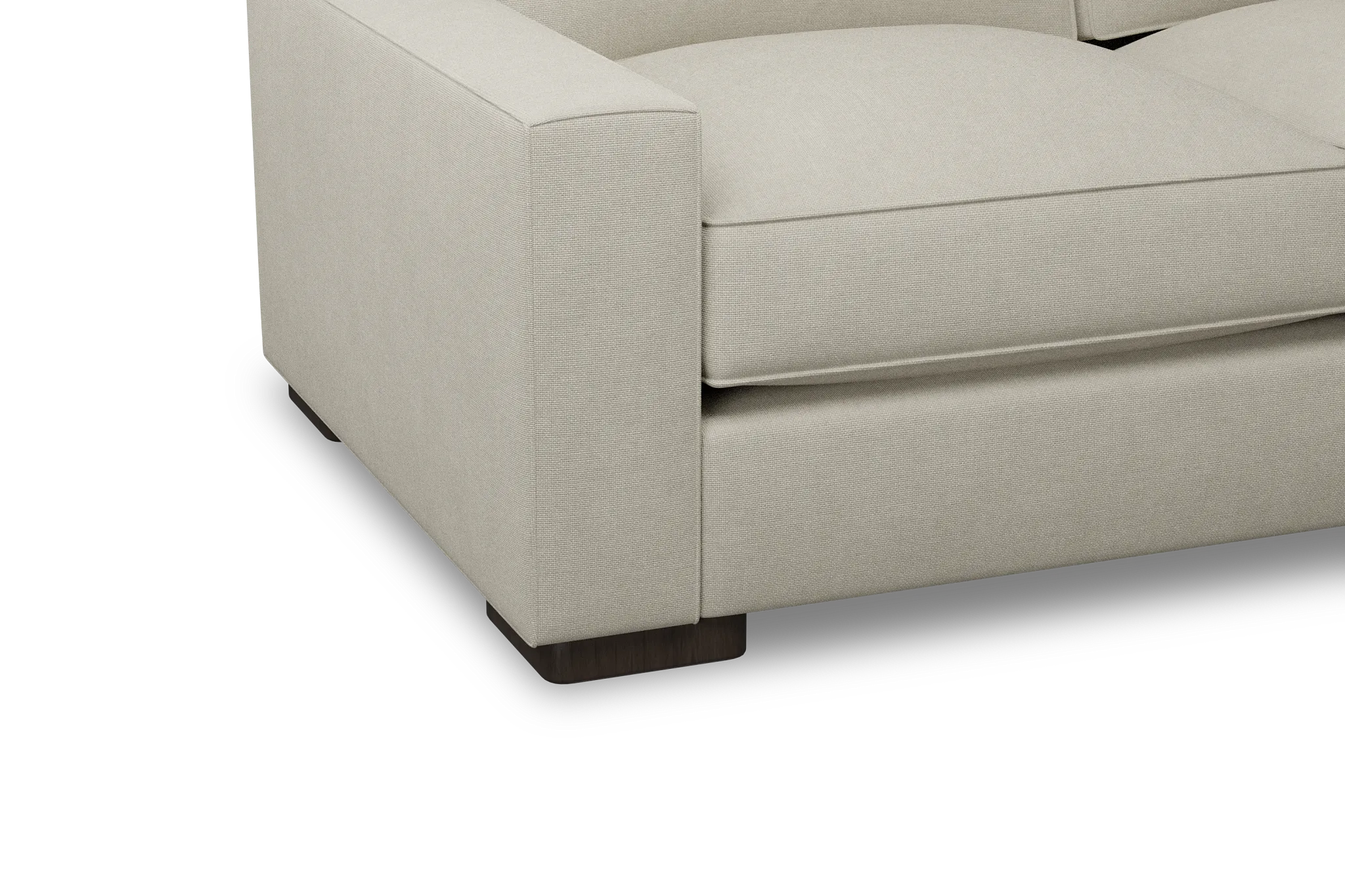 Edgewater Suave Beige Medium Right Chaise Sectional