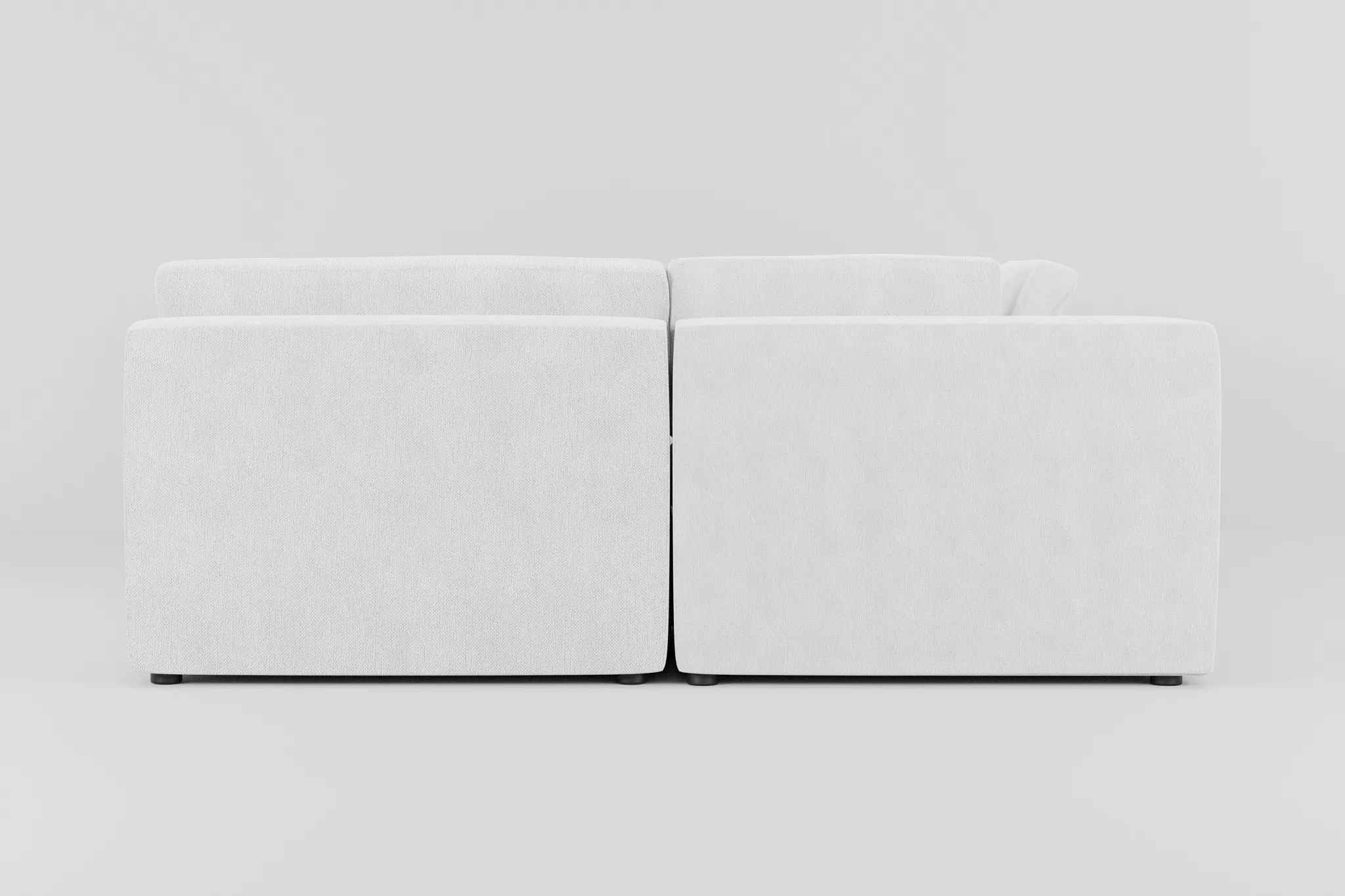 Destin Revenue White Fabric 6-piece Pit Sectional