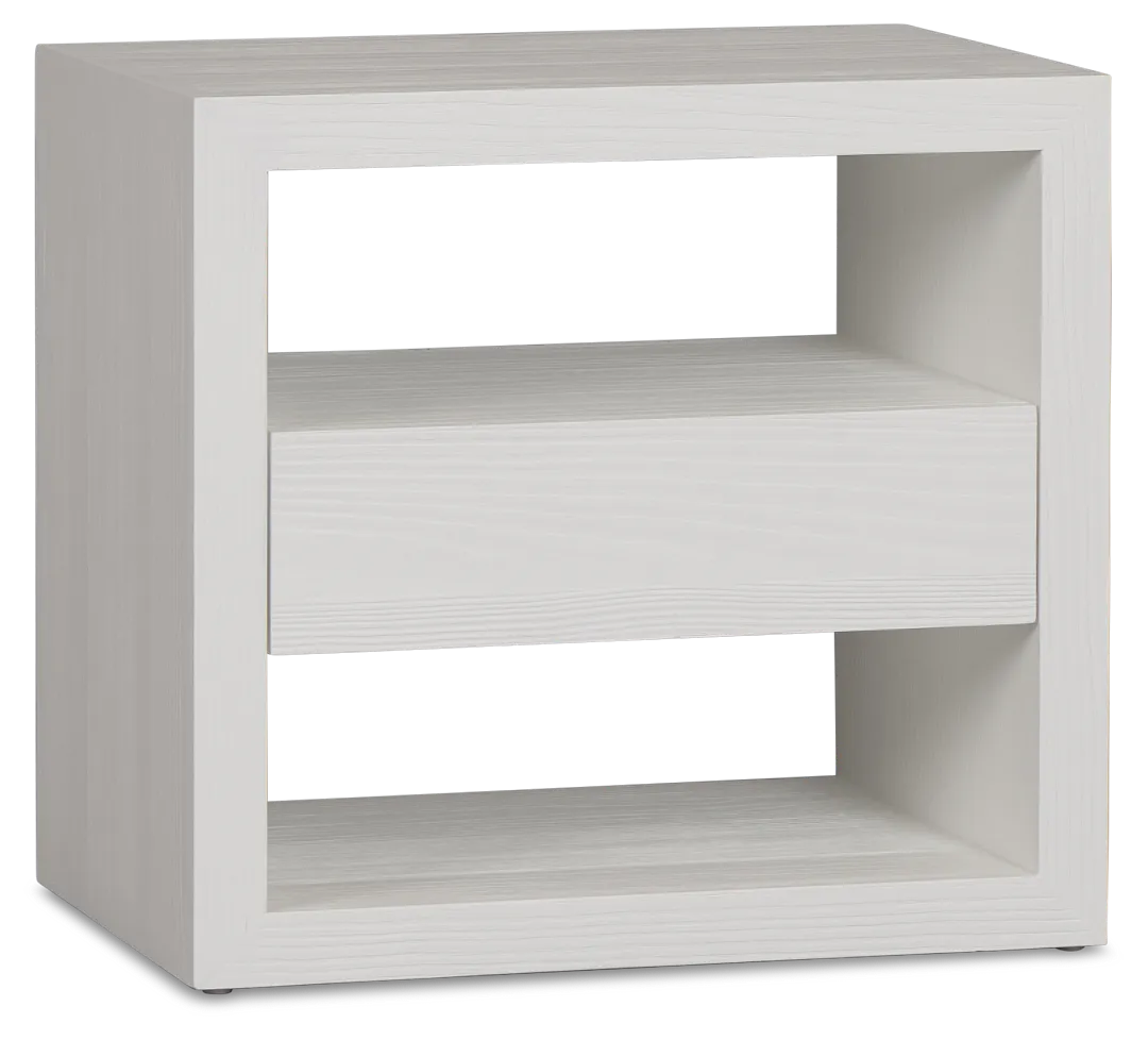 Nantucket White Pine Open Nightstand