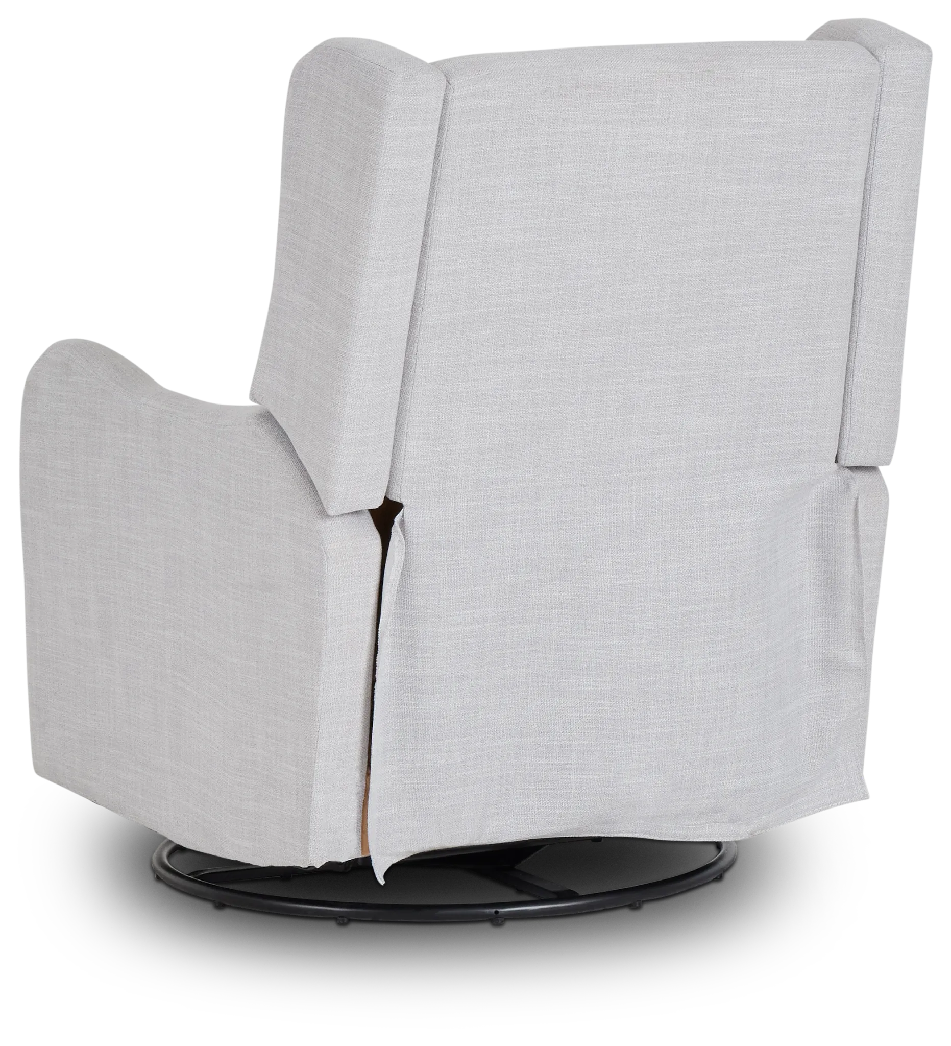 Georgia Gray Fabric Swivel Glider Recliner