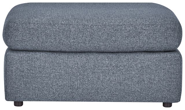 Noah Dark Gray Fabric Cocktail Ottoman