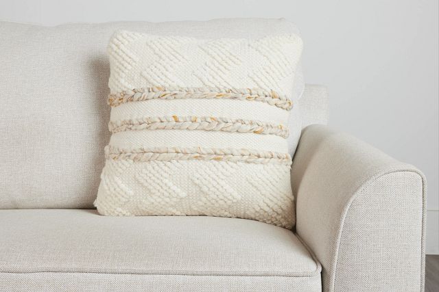 Goldie Ivory 18" Accent Pillow