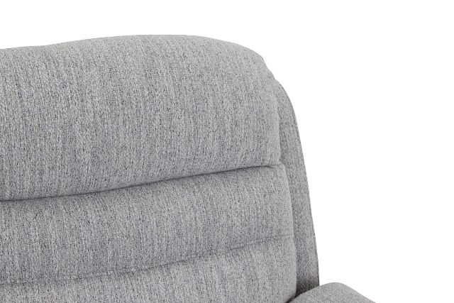 Marlowe Gray Fabric Reclining Sofa