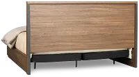 Capraia Dark Tone Panel Bed