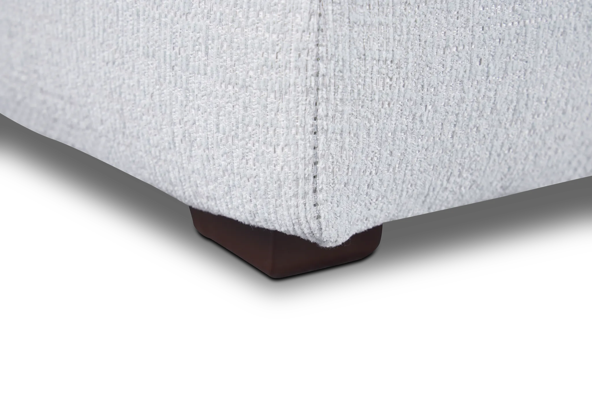 Avalon Light Blue Fabric Left Chaise Sectional