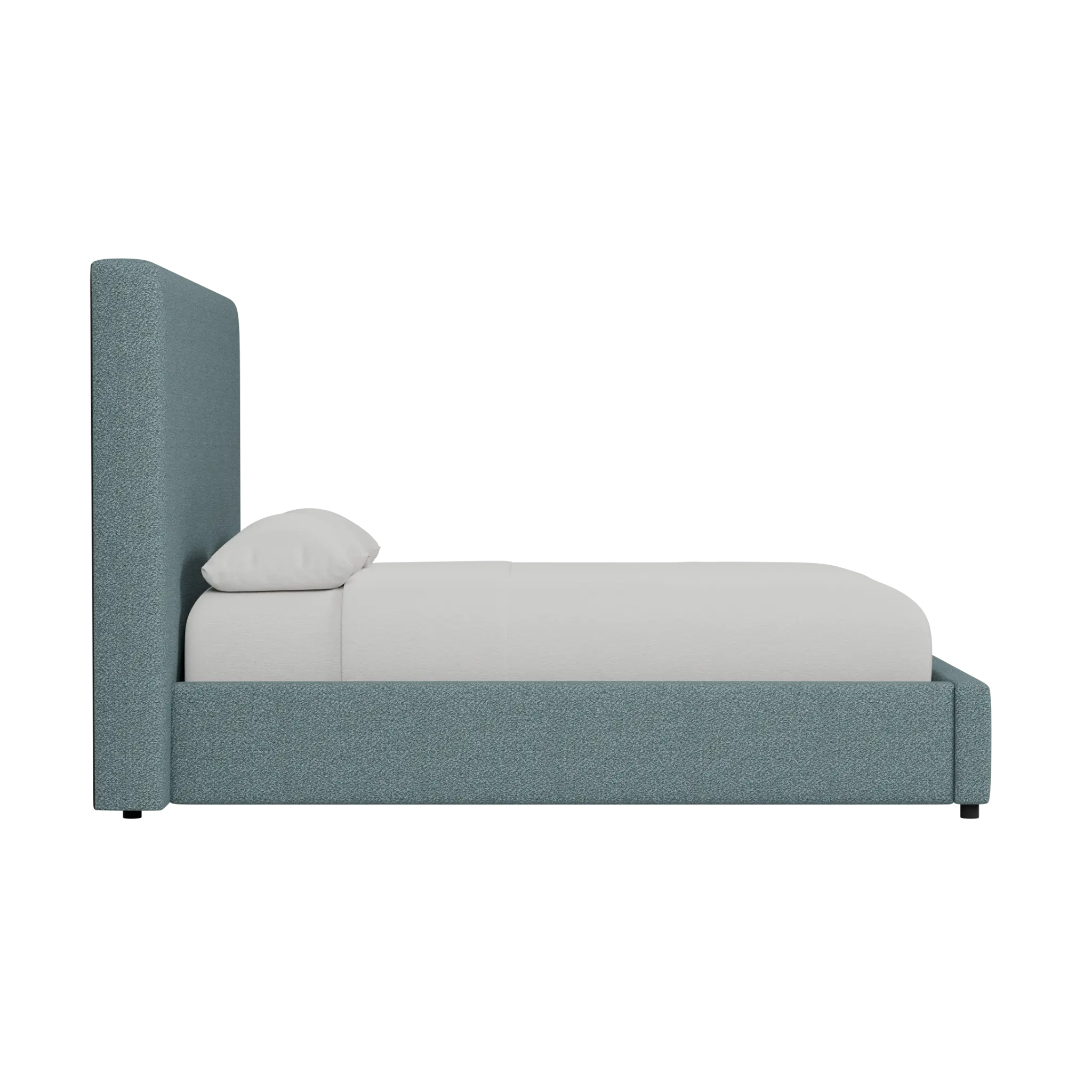 Grayton Sutton Blue 54" Upholstered Platform Bed Grayton Sutton Blue 54" Upholstered Platform Bed