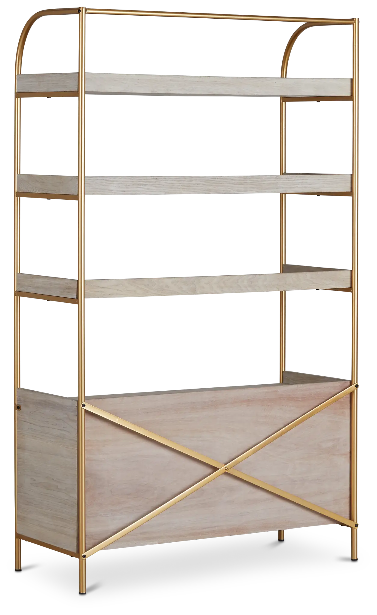Cane Gold Bookcase Cane Gold Bookcase