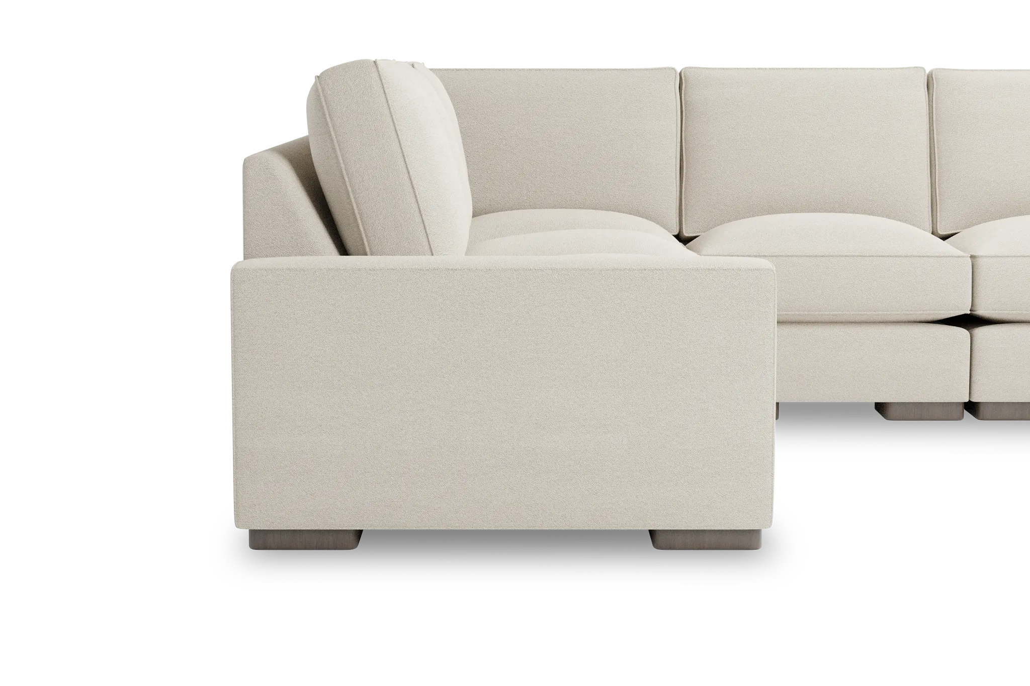 Edgewater Elite Ivory Medium Two-arm Sectional
