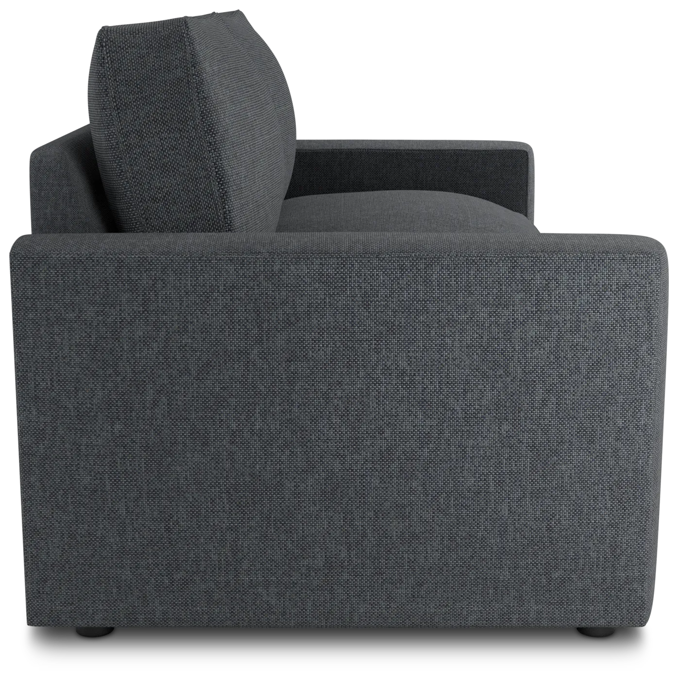 Siesta Elevation Gray Fabric Loveseat