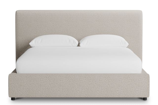Grayton Gellar Brown 44" Upholstered Platform Bed