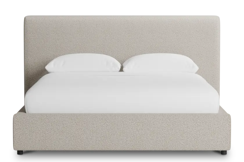 Grayton Gellar Brown 44" Upholstered Platform Bed Grayton Gellar Brown 44" Upholstered Platform Bed