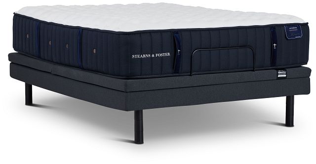 Stearns & Foster Cassatt Luxury Firm Ergo Extnd Sleeptracker Adjustable Mattress Set