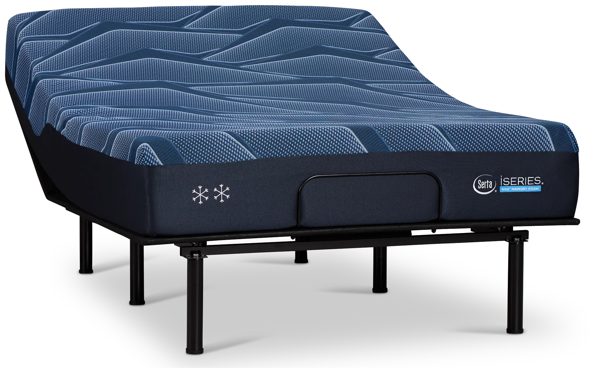 Iseries Nxg 2500 12.5&quot; Plush Basic 2.0 Adjustable Mattress Set