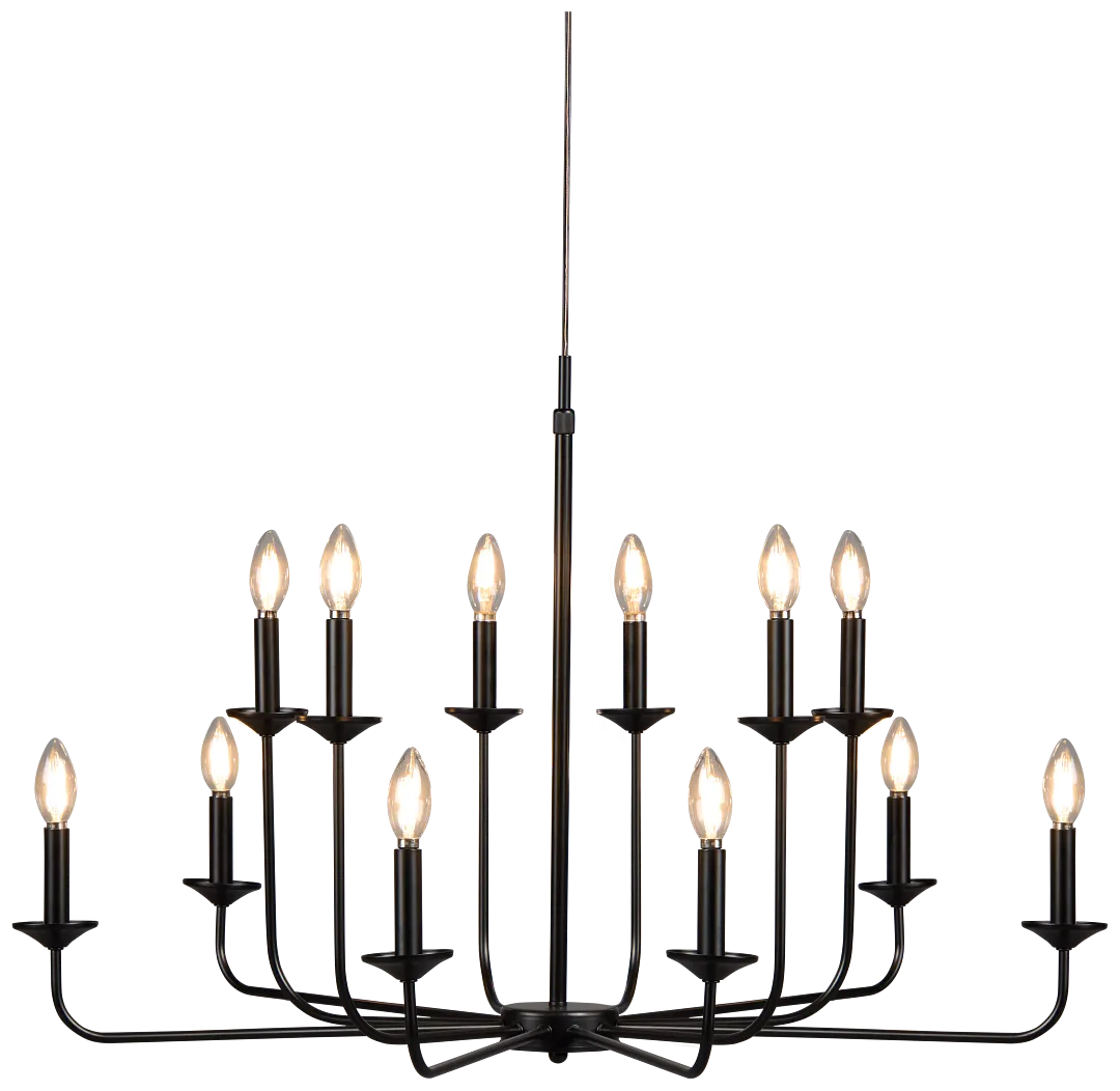 Amalia Black Pendant