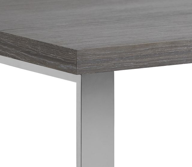 Vancouver Dark Gray Storage Desk