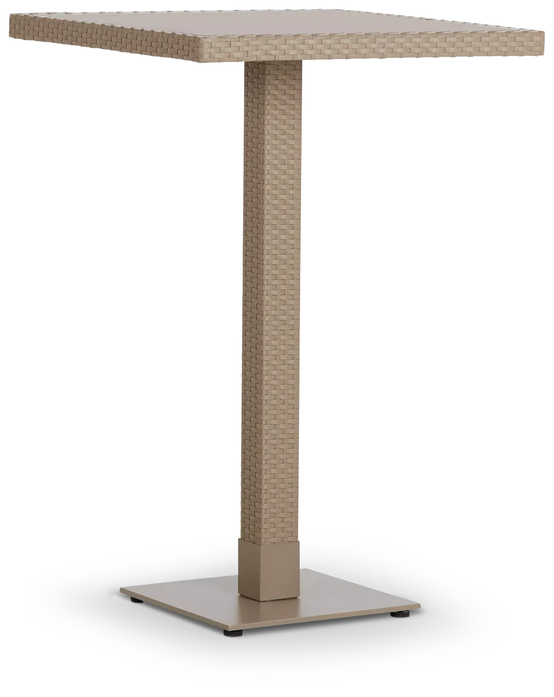 Lisbon Khaki Square Pub Table