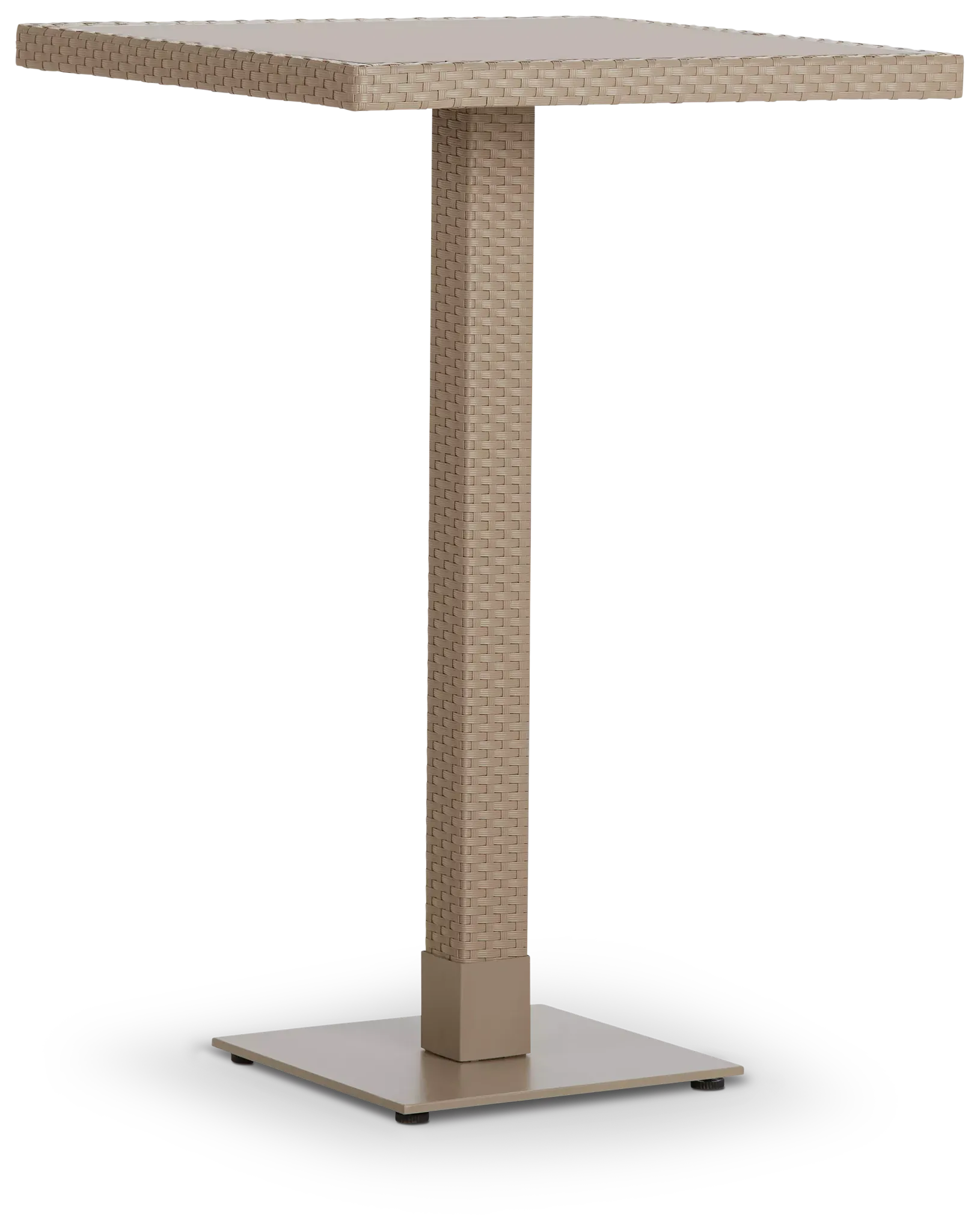 Lisbon Khaki Square Pub Table