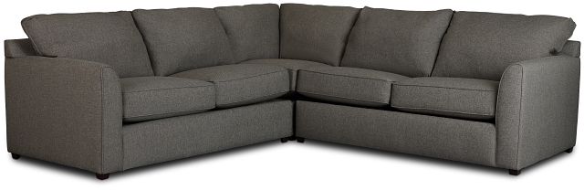 Asheville Brown Cool Mfoam Two-arm Right Memory Foam Sleeper Sectional