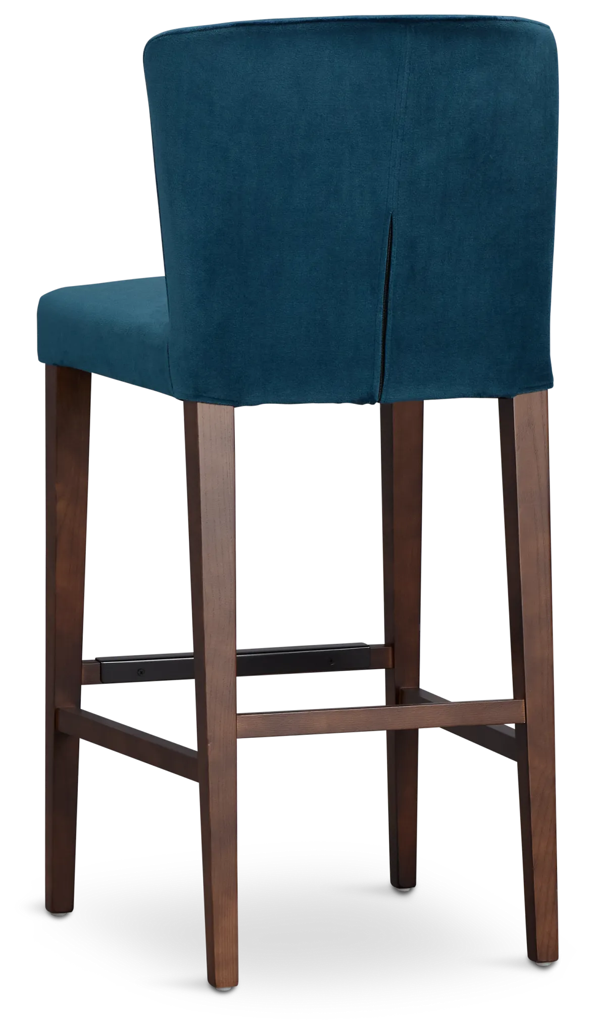 Bentley Dark Blue Velvet 30" Upholstered Barstool