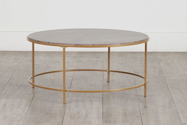 Rosalind Two-tone Round Coffee Table