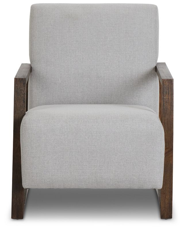 Furman Gray Fabric Accent Chair