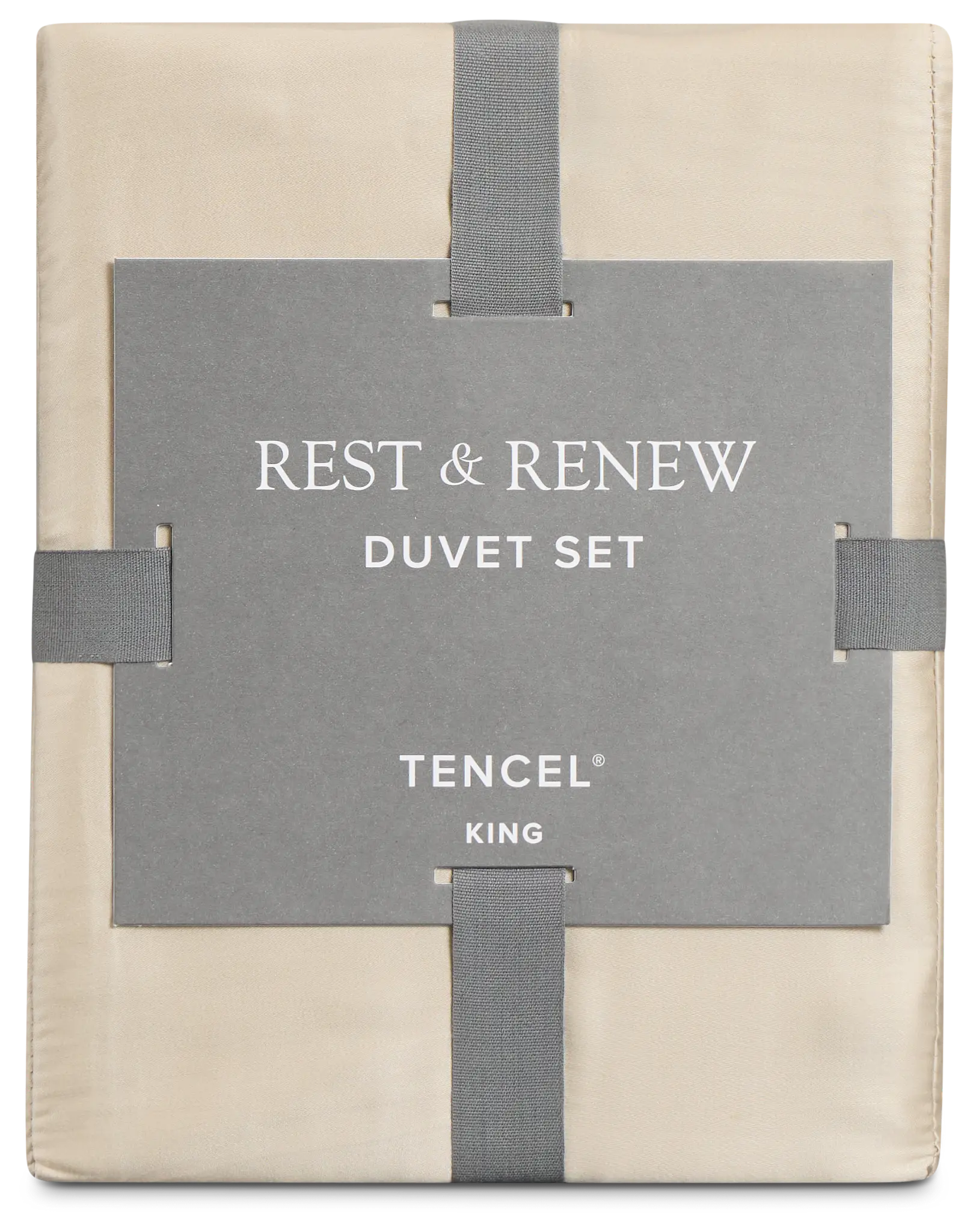 Rest & Renew Tencel Beige 300 Thread Duvet Set Rest & Renew Tencel Beige 300 Thread Duvet Set