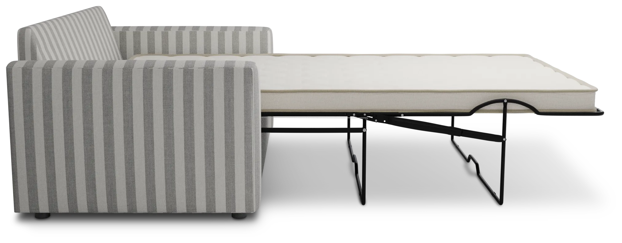 Siesta Sea Lane Dark Gray Fabric Innerspring Sleeper