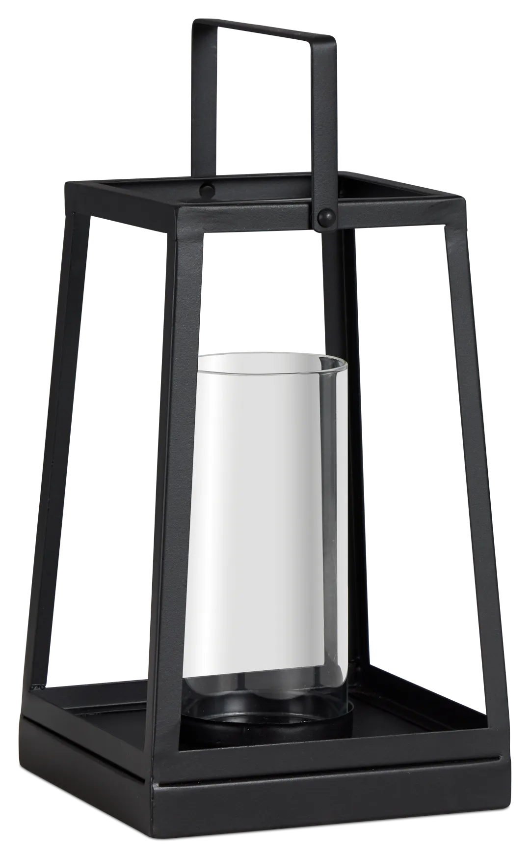 Gloria Black Medium Lantern