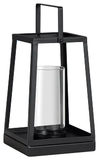 Gloria Black Medium Lantern