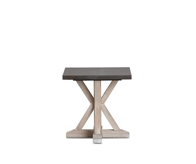 Jefferson Two-tone Square End Table