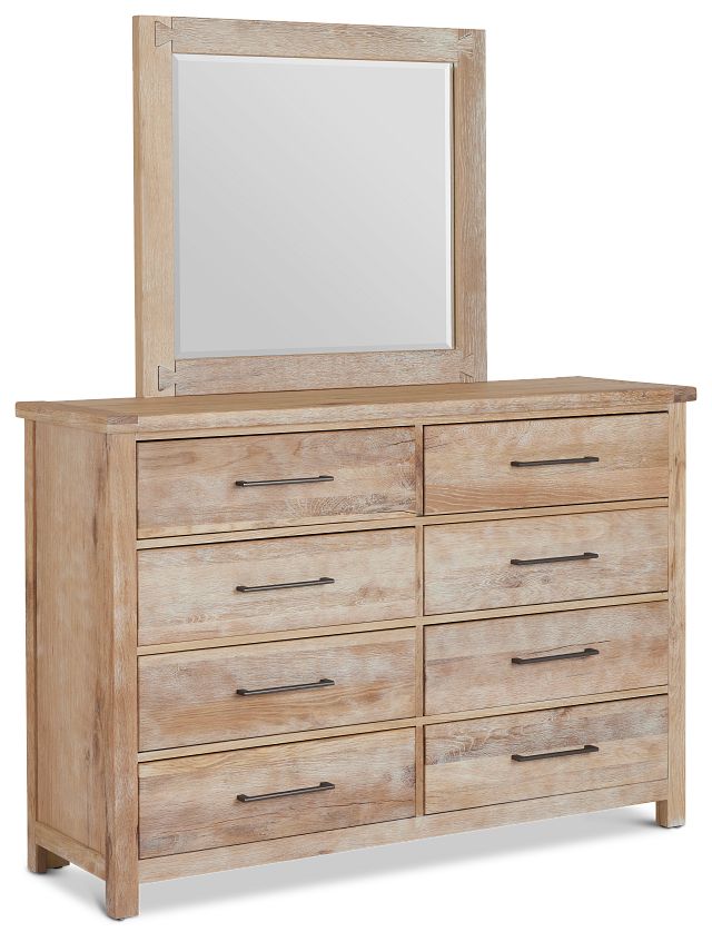 Salt Lake Light Tone Dresser & Mirror (1)
